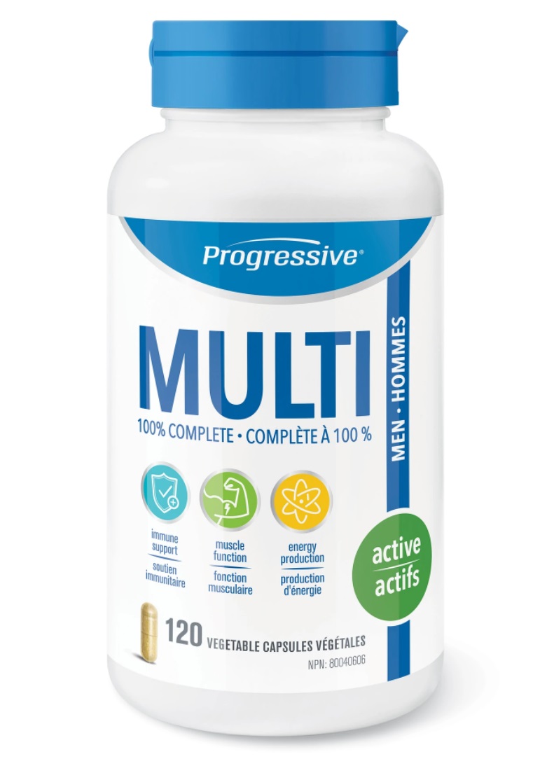 Progressive Multi Active Men 成人男性复合维生素(运动型)120粒