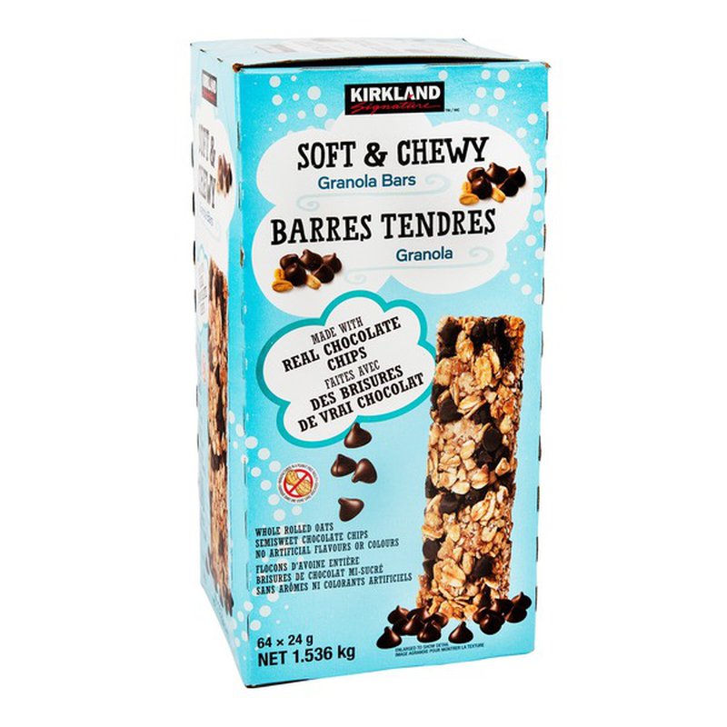 Kirkland Signature Soft & Chewy Granola Bars 64 x 24 g能量棒