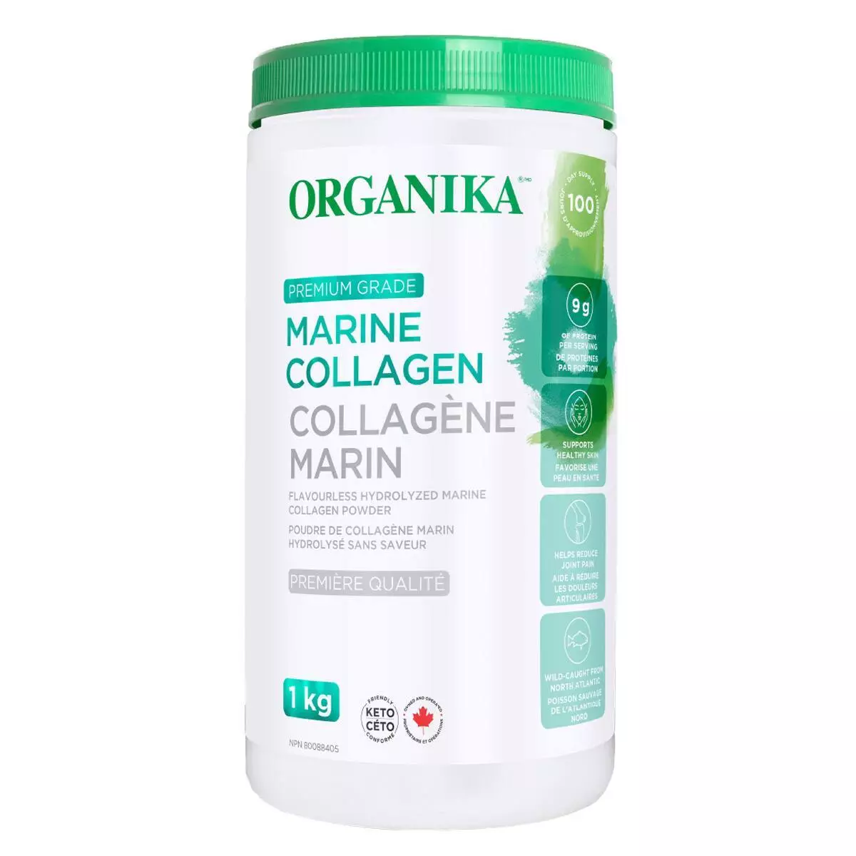 Organika Marine Collagen 1kg 深海鱼胶原蛋白粉 1kg