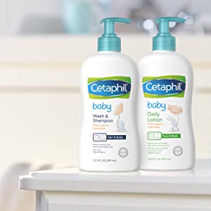 Cetaphil Baby Shampoo & lotion  400ml （1+1）丝塔芙婴儿洗护套装