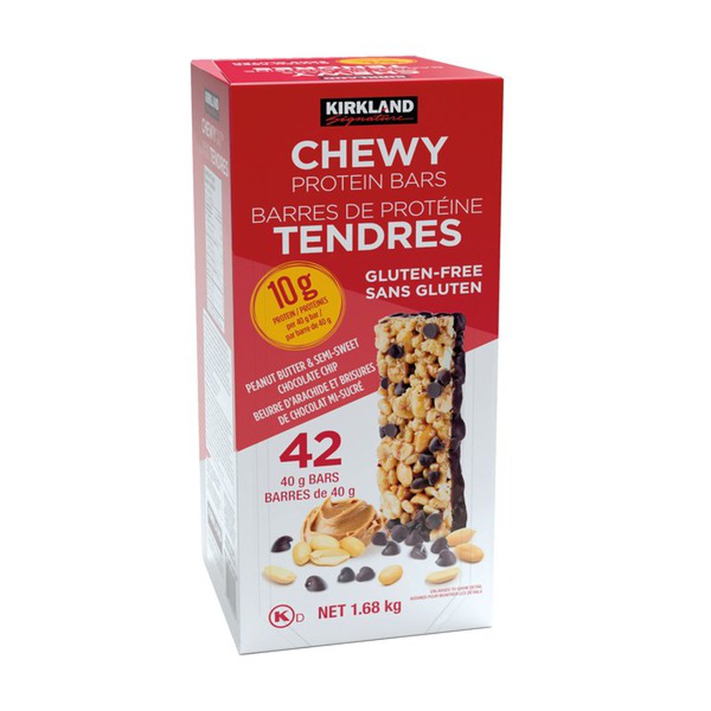 Kirkland Signature Chewy Protein Bars 42 ct能量棒