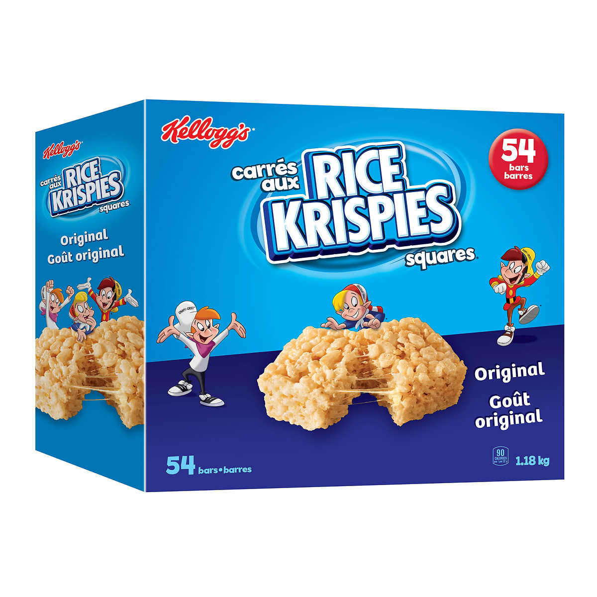 Kellogg’s Rice Krispies Original Squares Bars 加拿大萨琪玛 22gx54