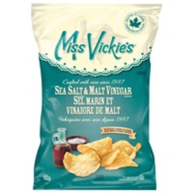 Miss Vickie’s Sea Salt & Vinegar Flavoured Kettle Cooked Potato Chips 572 g 海盐醋味薯片