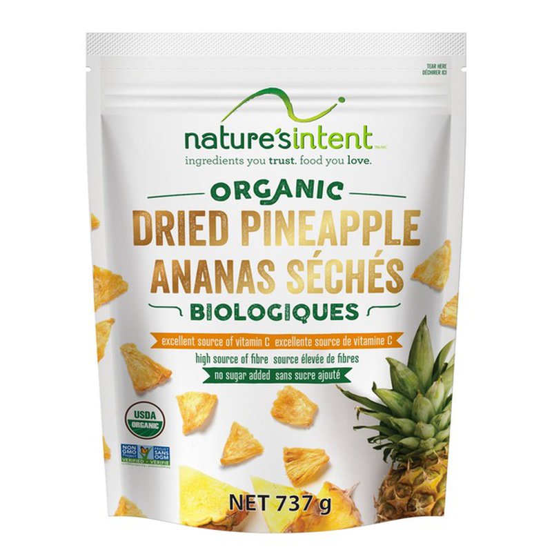 Nature’s Intent Organic Dried Pineapple 737 g 有机菠萝干