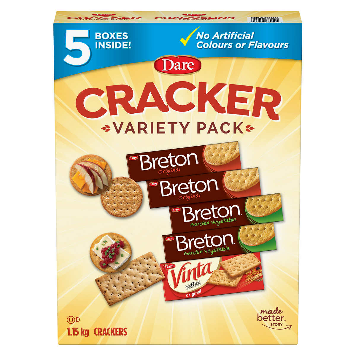Dare Crackers Variety Pack果仁饼干组合 1.15kg