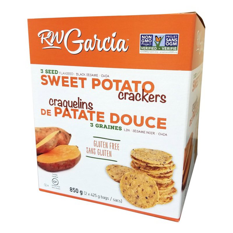 RW Garcia 3 Seed Sweet Potato Crackers 红薯饼干  850g