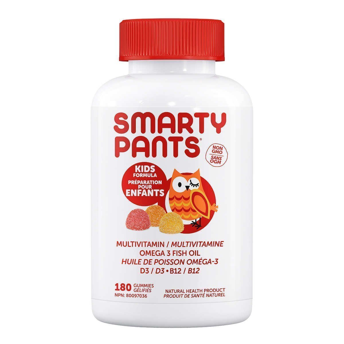 smarty pants儿童维生素鱼油软糖 180粒