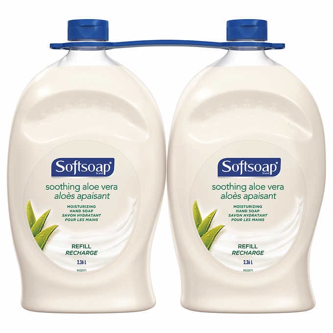 Softsoap 芦荟保湿洗手液2.36L*2 家庭补充装