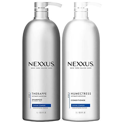 Nexxus鱼子酱蛋白修护洗护套装【洗发水+护发素】1L+1L