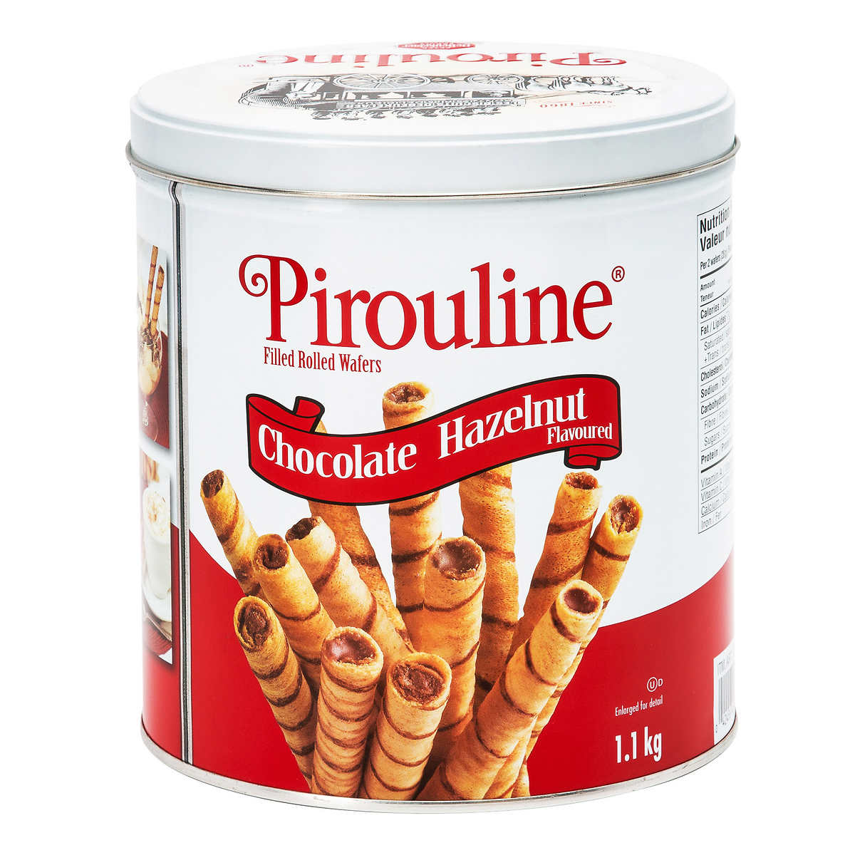 Pirouline Chocolate Hazelnut Rolled Wafers 巧克力榛子威化卷 1.1 kg