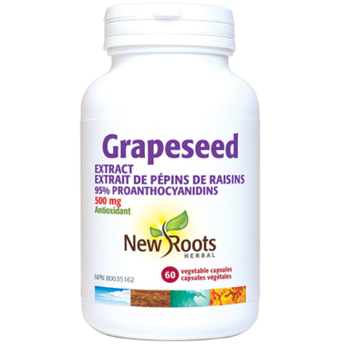 New Roots GRAPE SEED EXTRACT 500mg 新根 500mg 超高浓缩葡萄籽 60粒