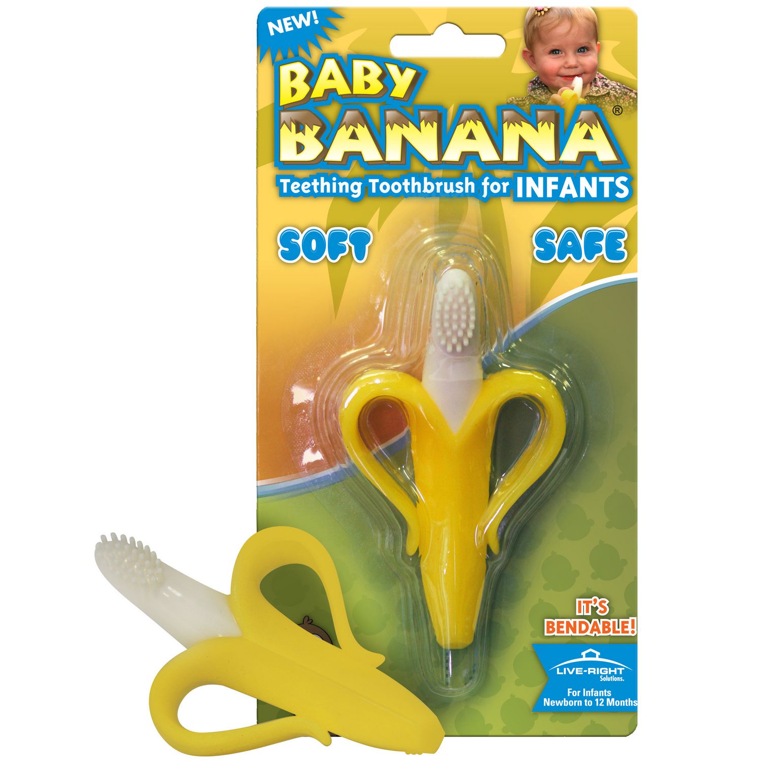 Baby Banana Teething Infants Toothbrush 幼儿牙刷