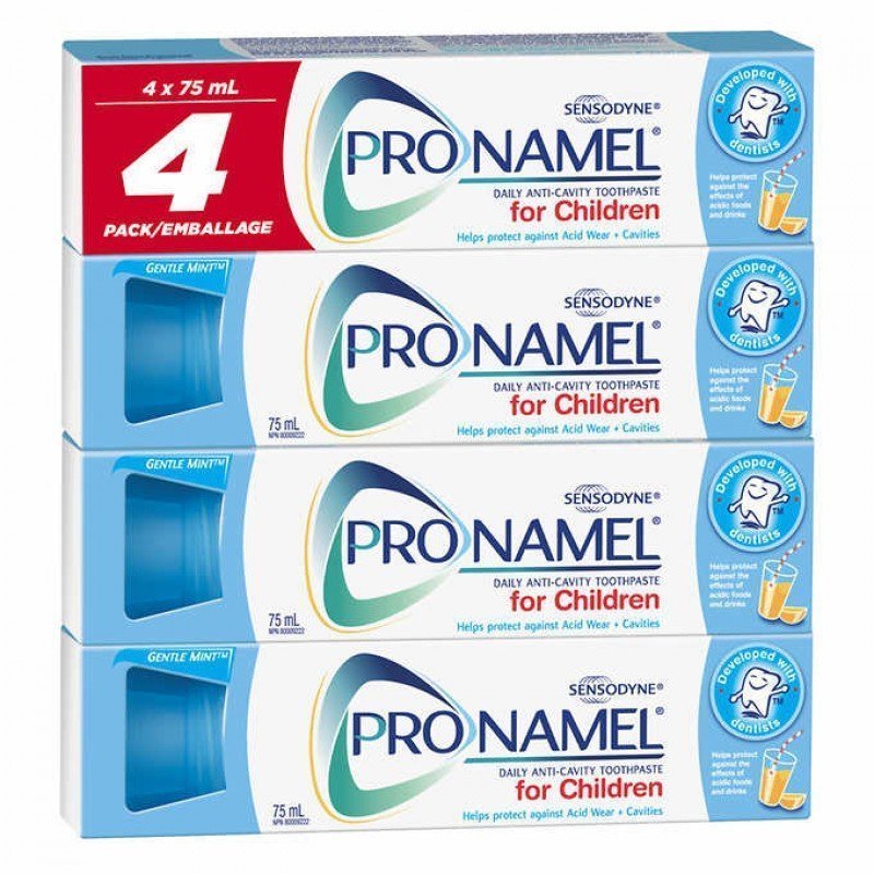 SENSODYNE 舒适达 儿童牙膏 75ml*4支