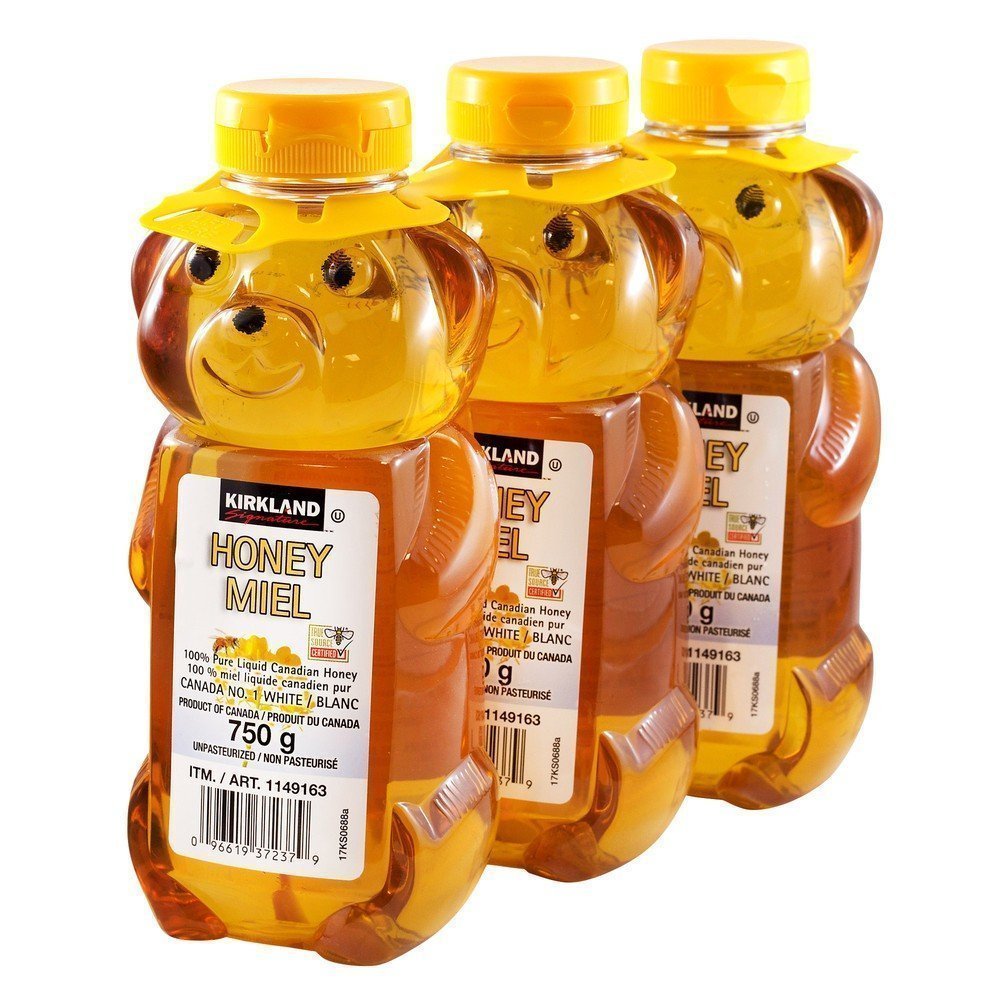 Kirkland Honey Miel 纯天然有机小熊蜂蜜 750g x3