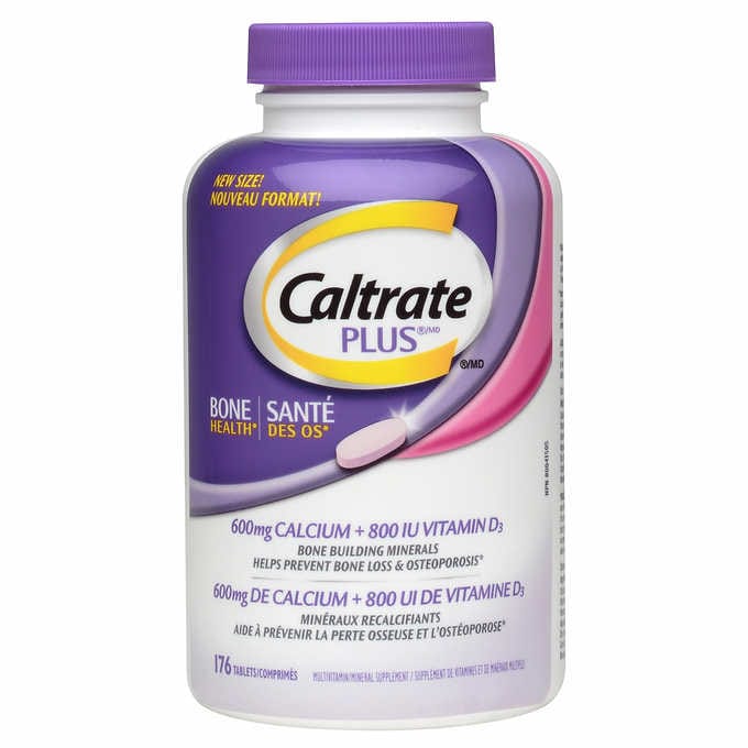 Caltrate Plus金装钙尔奇成人钙片+维生素D3 男女老人孕妇适合 176粒