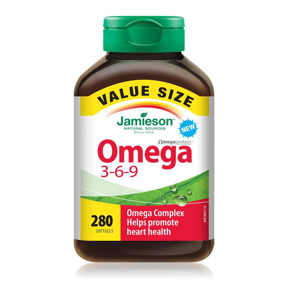 健美生（Jamieson）深海鱼油OMEGA 369软胶囊1200mg 280粒