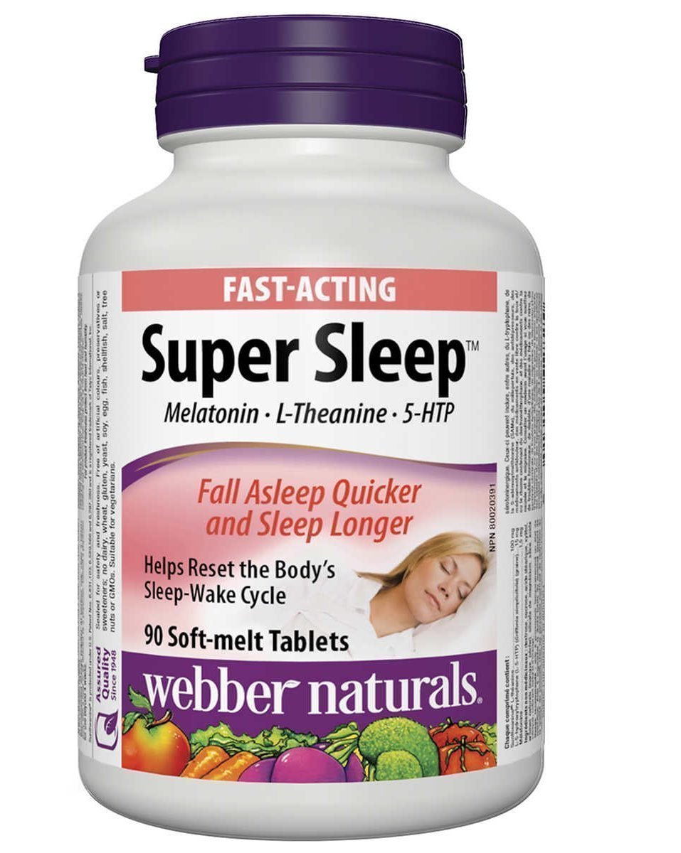 Webber Naturals super sleep 超级安睡宝褪黑素 90粒