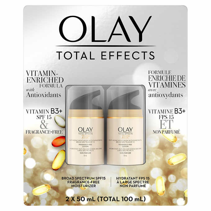 Olay/玉兰油 7效合一多效修护抗衰老精华霜spf15 50ml*2
