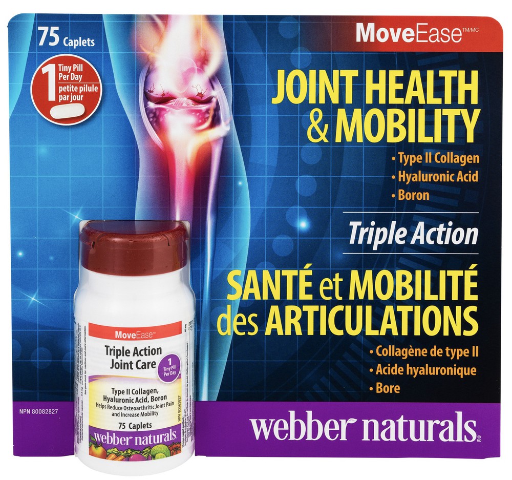 webber naturals Triple Action Joint Care 伟博三效关节护理骨胶原- 75粒