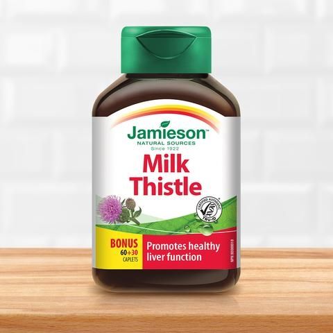 Jamieson Milk Thistle 90 Caplets 健美生奶蓟草胶囊90粒