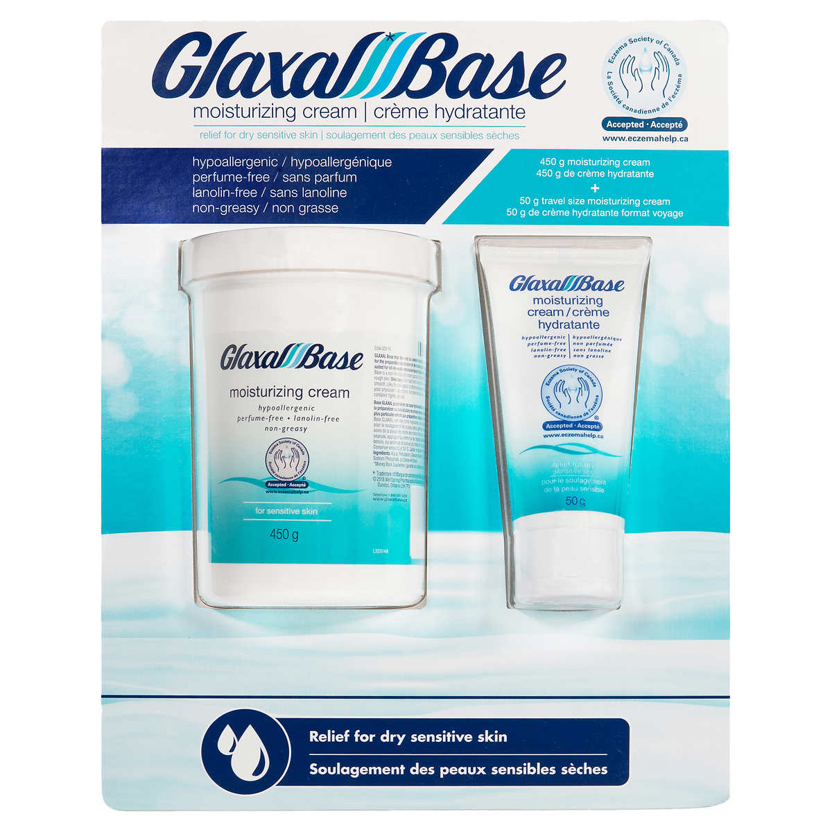 Glaxal Base Moisturizing Cream  保湿霜   450g+50g