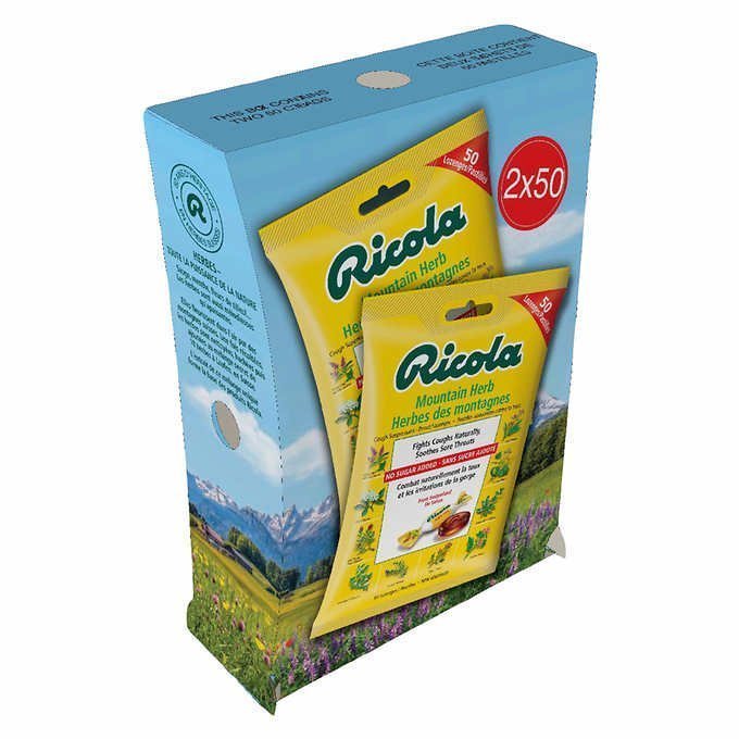 Ricola草本润喉糖 2×50粒