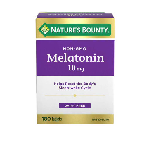 Nature’s Bounty Melatonin 10 mg 自然之宝褪黑素 180片