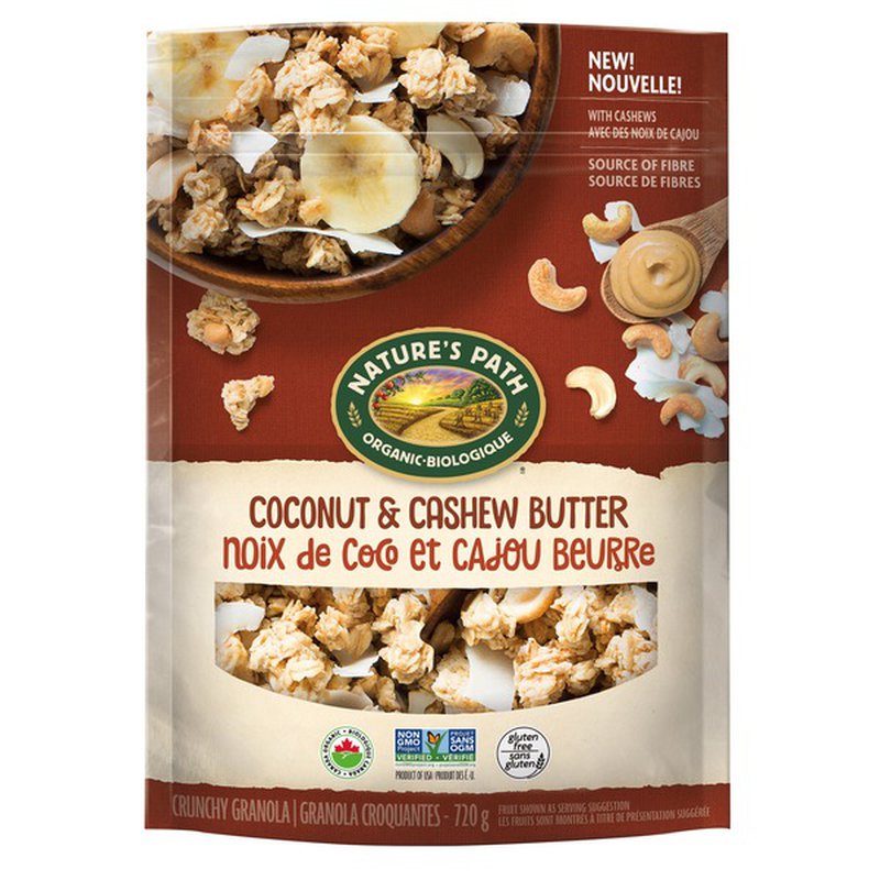 Nature’s Path Organic Coconut & Cashew Butter Granola 720 g有机椰子腰果黄油麦片