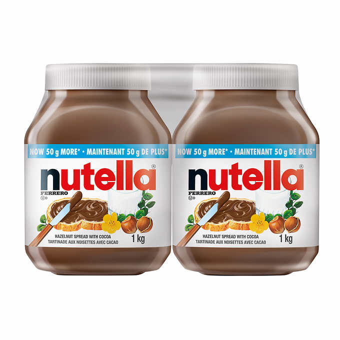 Ferrero Nutella Hazelnut 榛子巧克力酱 1kg*2