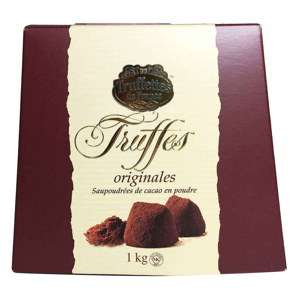 Truffettes de France Original Truffles 松露巧克力  1kgx2