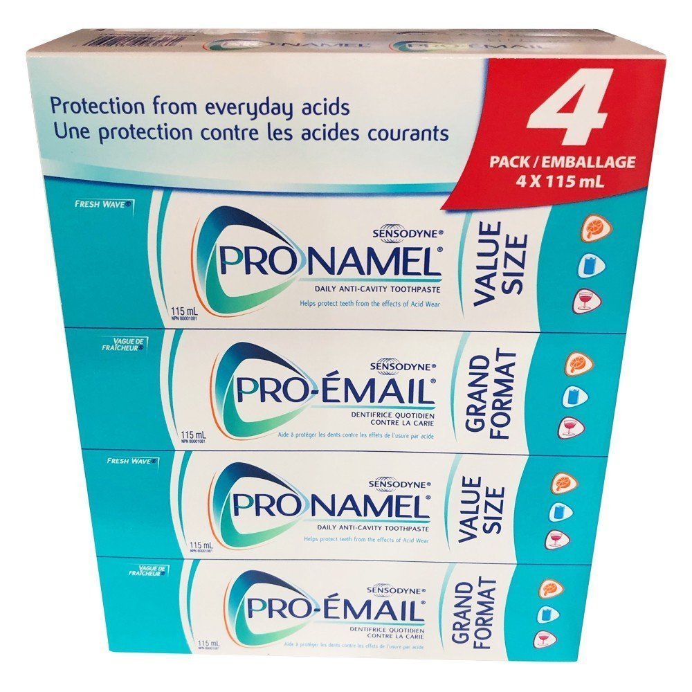SENSODYNE舒适达Pronamel抗敏感固齿抗酸牙膏115ml*4支