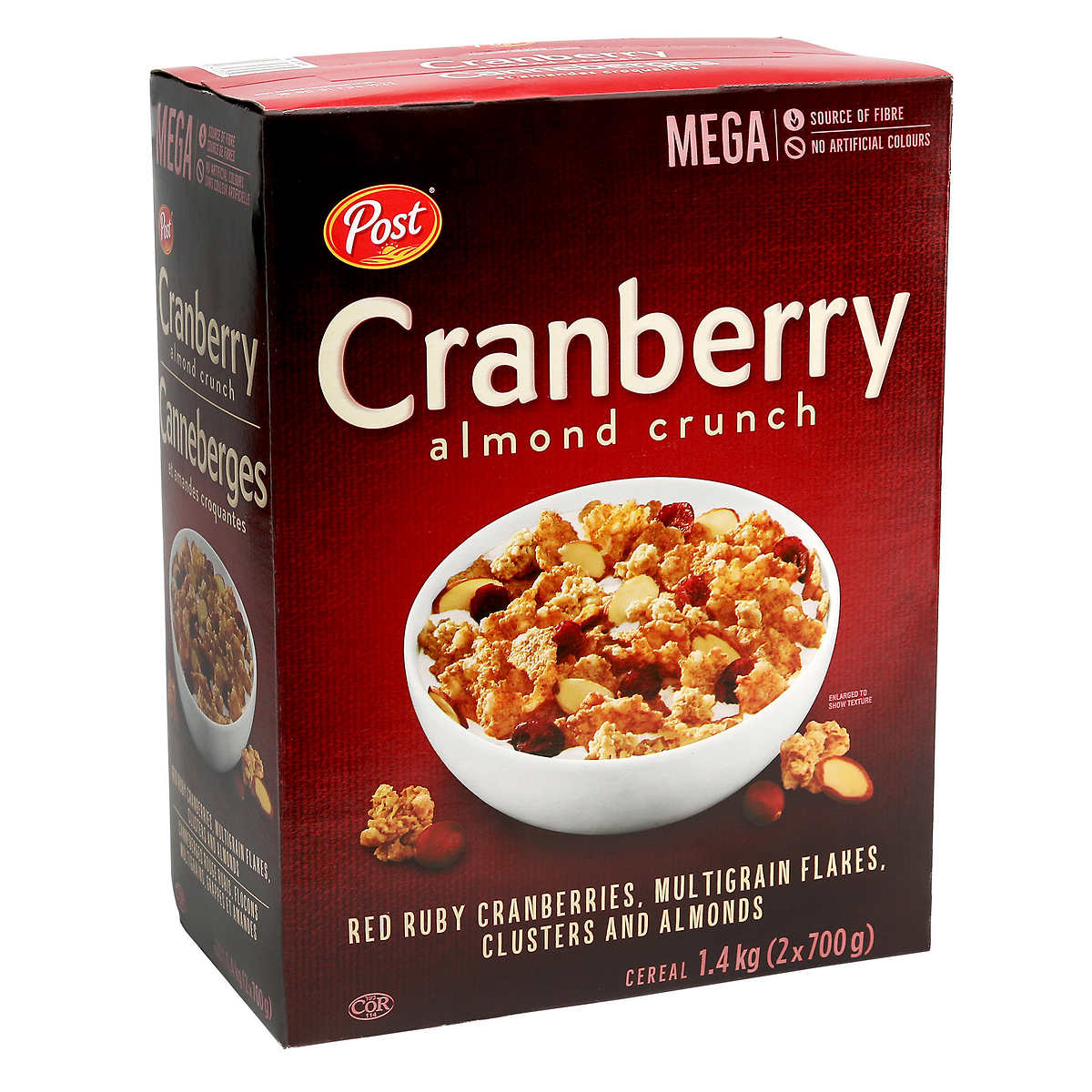 Post Cranberry 西梅杏仁混合麦片 1.4公斤