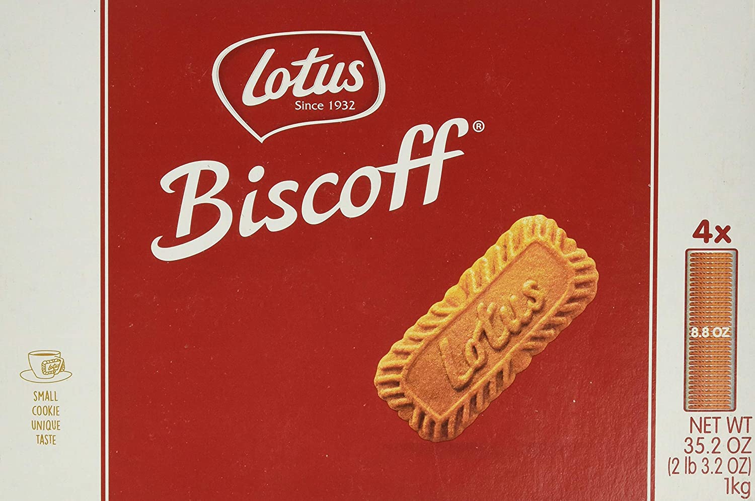 Lotus biscoff caramelised biscuit 焦糖饼干 4*250g