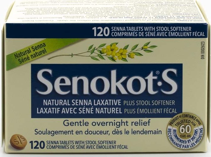 SENOKOT 润肠软便通便丸天然草本植物精华加强版 120粒