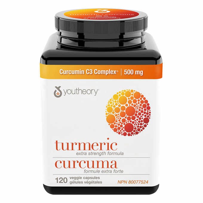 Youtheory Turmeric 姜黄素胶囊  120粒