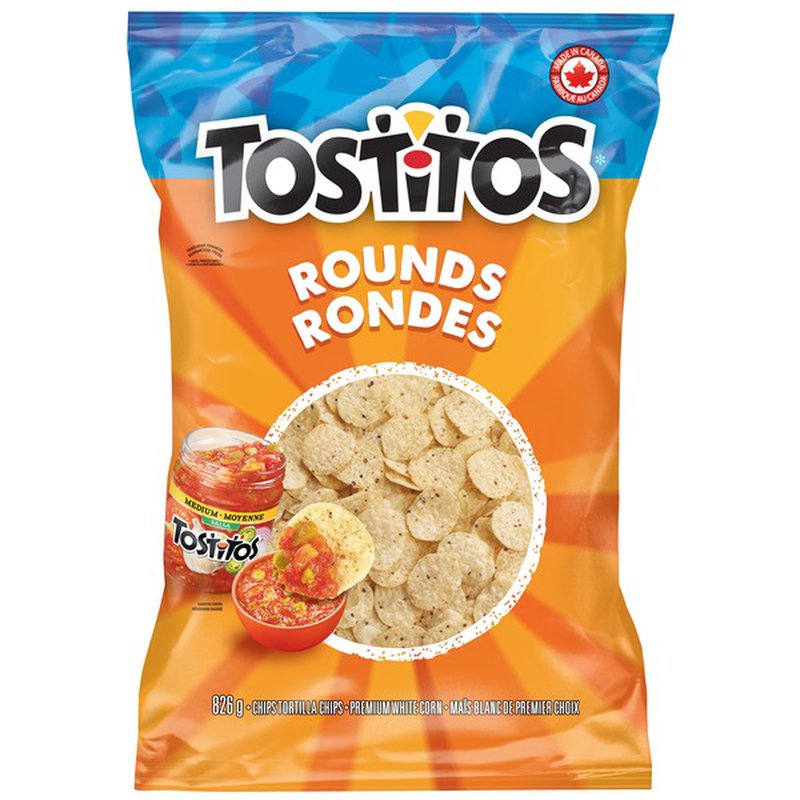 Tostitos Rounds Tortilla Chips 826 g 圆形taco玉米片