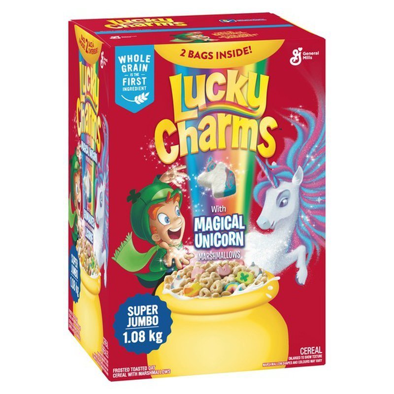 Lucky Charms Breakfast Cereals 1.08kg 棉花糖谷物圈麦片