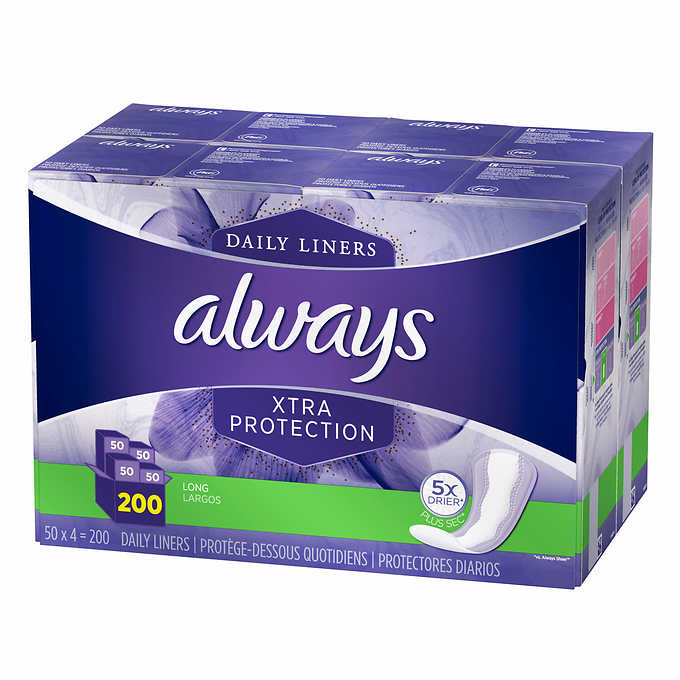 Always 卫生巾护垫 200片
