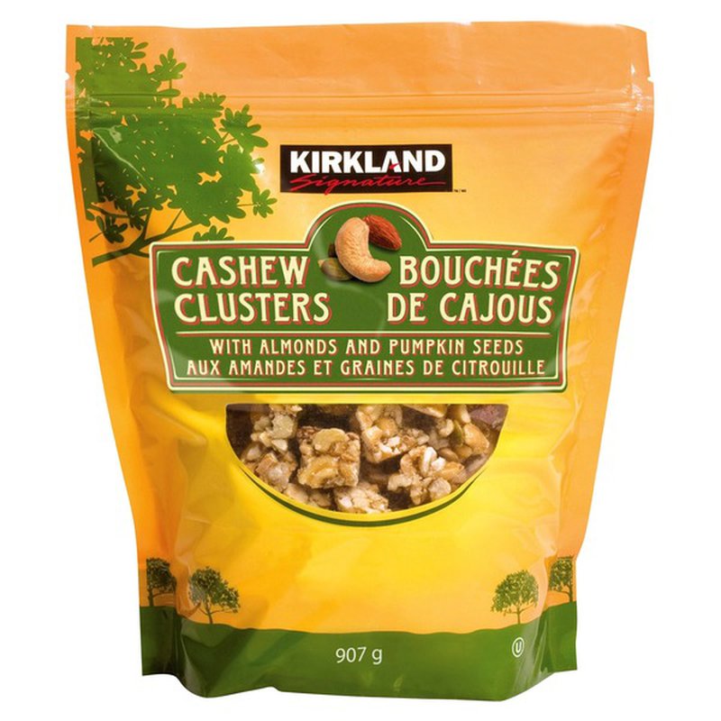Kirkland Signature Cashew Clusters With Almonds & Pumpkin Seeds 907 g腰果杏仁南瓜子酥