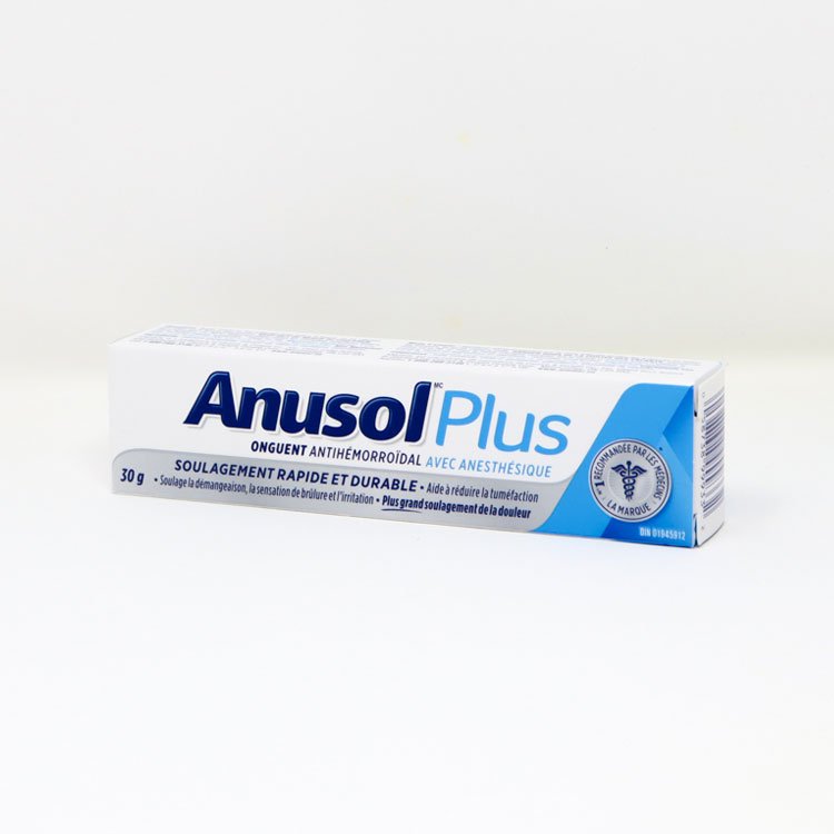 Anusol plus痔疮膏 痔疮消肉球男女可用Anusol 30g/支（无包装盒）