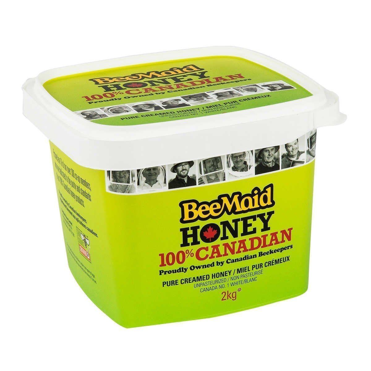 BeeMaid 必美白蜜奶油狀天然蜂蜜白蜂蜜2kg