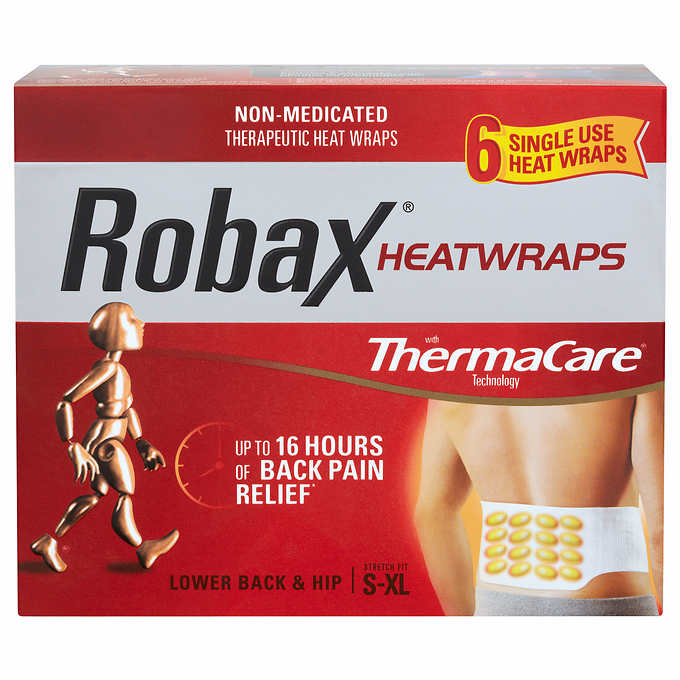 Robax 护腰贴 缓解腰部酸痛袪疼肩颈热敷贴 6片