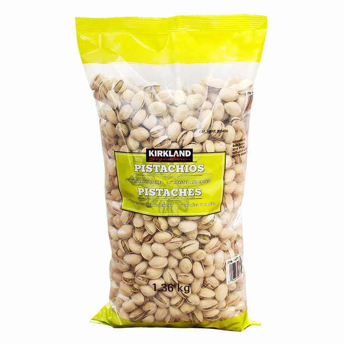 Kirkland 可兰 特级盐烤开心果 1.36kg