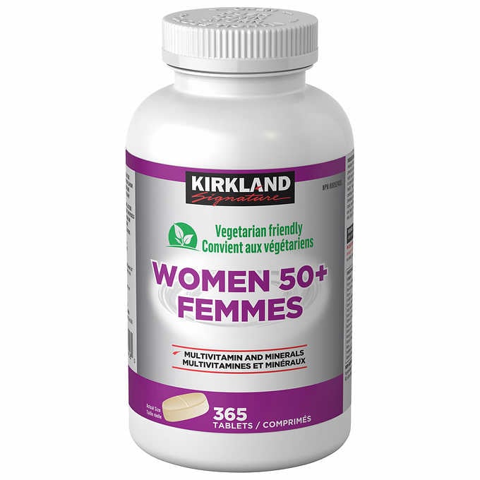 Kirkland 柯克兰 女性50+中老年专用复合维生素矿物质营养片365粒