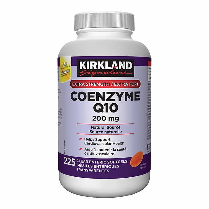 Kirkland高浓度辅酶Q10软胶囊保护心脑血管 200mg 225粒/瓶