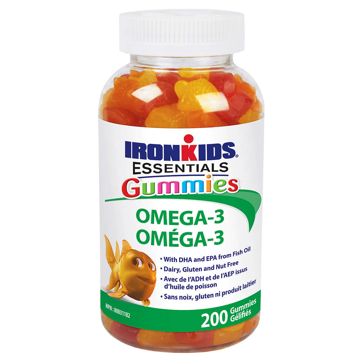 IRONKIDS OMEGA-3 GUMMIES 小铁人深海鱼油儿童软糖200粒