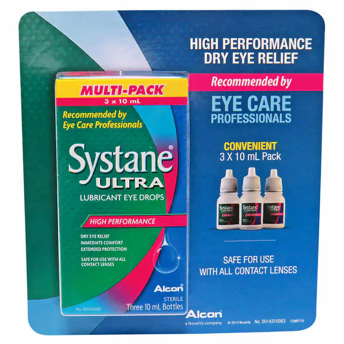 Systane ULTRA  Lubricant eye drops 视舒坦人工泪液眼药水