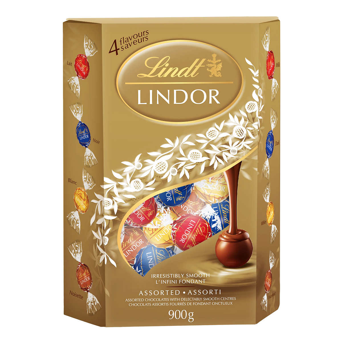 Lindt Lindor Assorted Chocolates Cornet 瑞士莲什锦软心巧克力球  900g