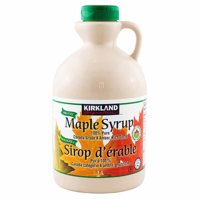 kirkland 可兰  maple syrup 枫糖浆  1L