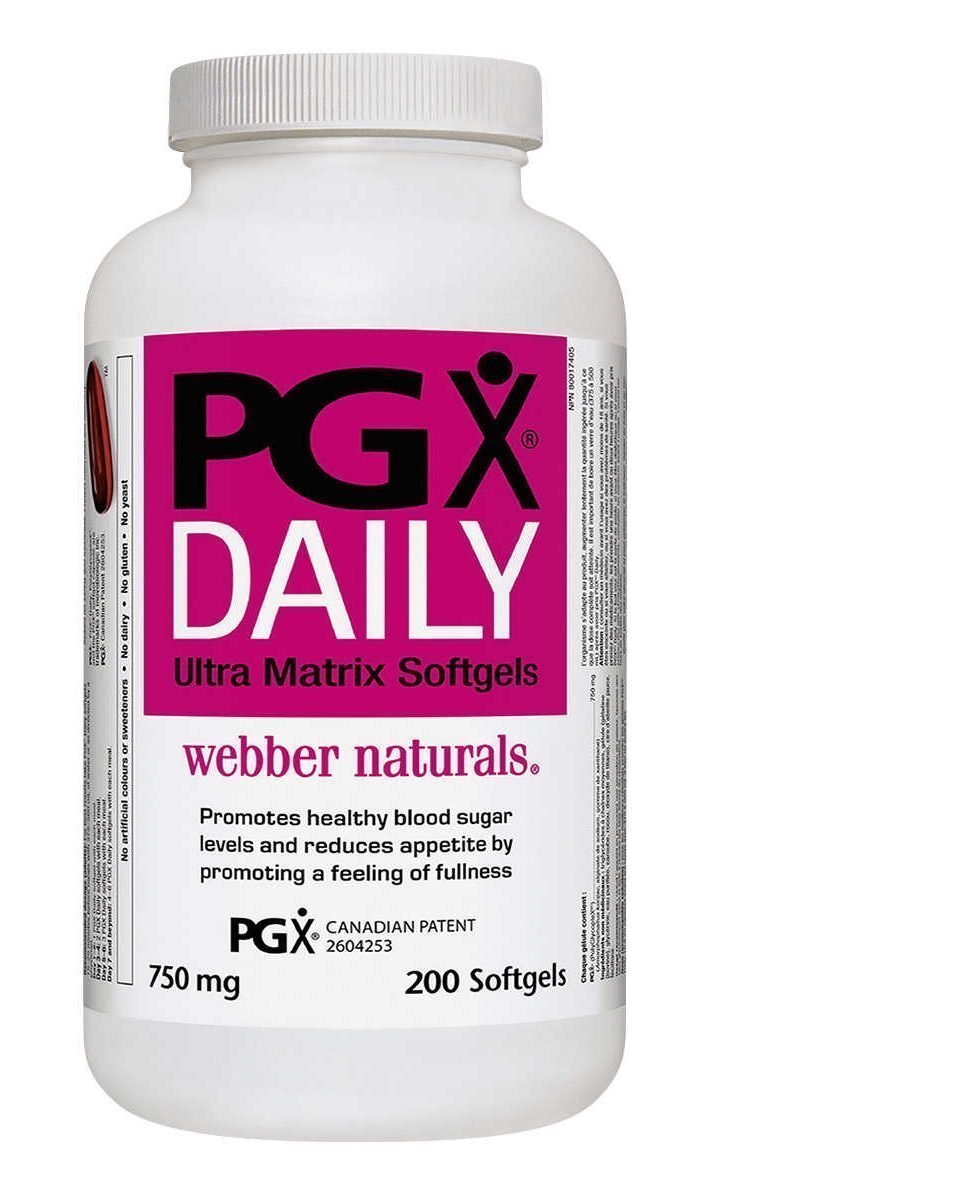 Webber PGX Daily伟博膳食纤维减重胶囊提高饱腹感200粒